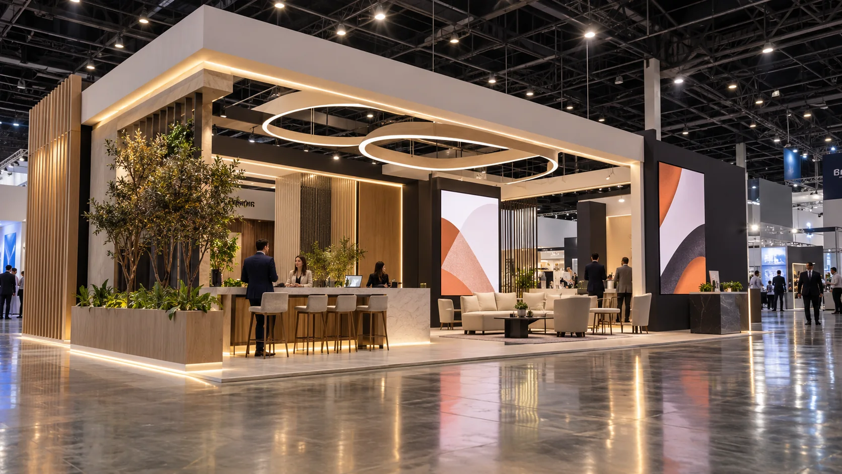 Propuesta conceptual de stand para Expo, Cognitium Brands